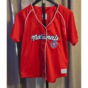 Genuine Merchandise by Lady Slugger Washington Nationals Jersey Women's Large